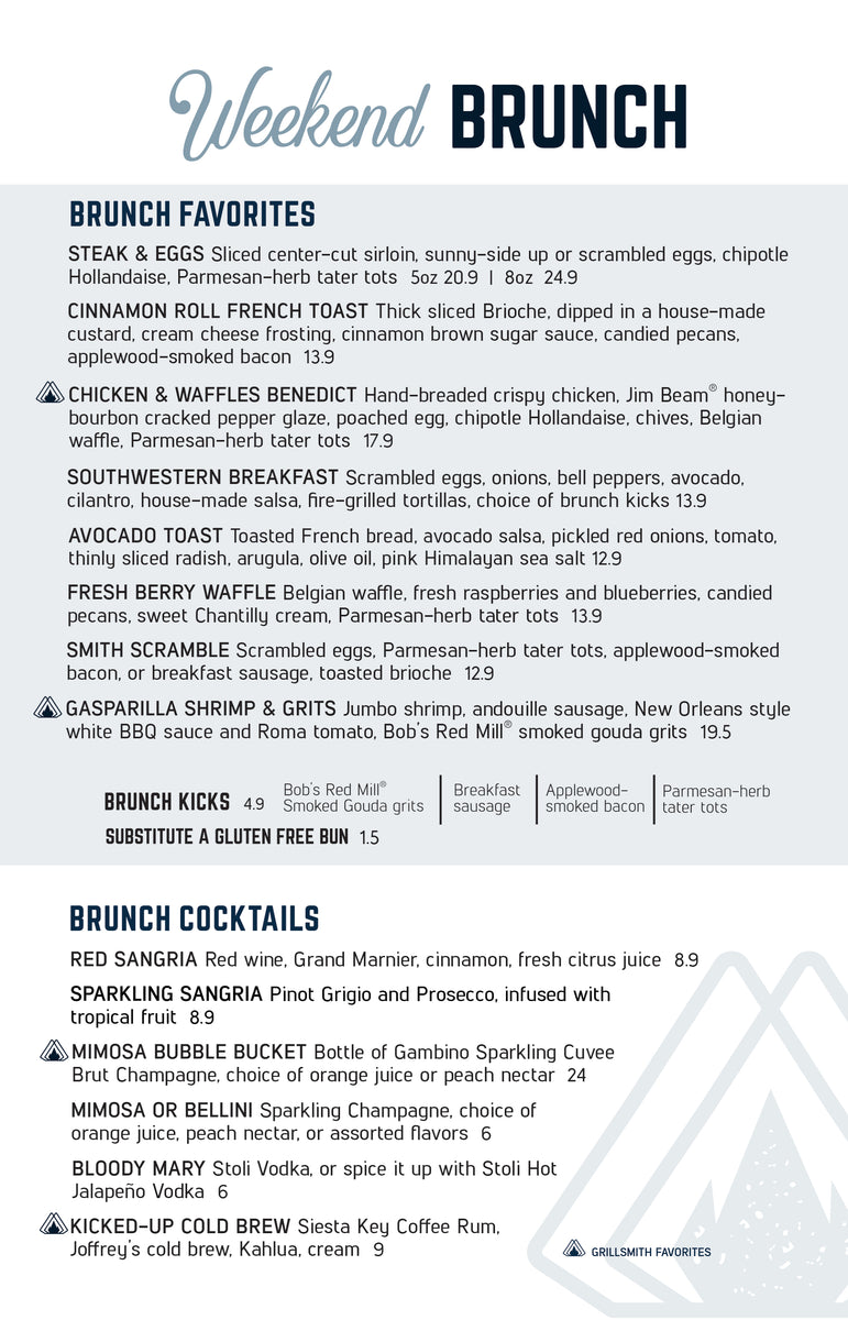 Brunch Menu GrillSmith