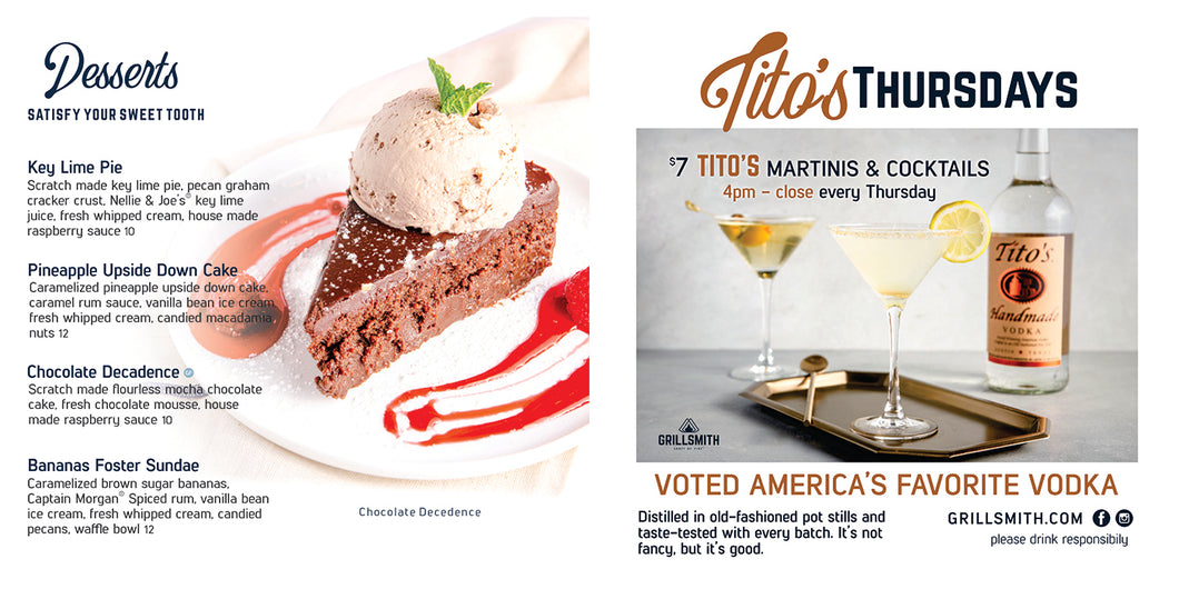 Tito's Thursdays 7x7 Menu
