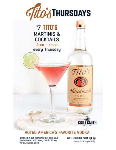 Tito's Thursdays Bathroom  (14x18)