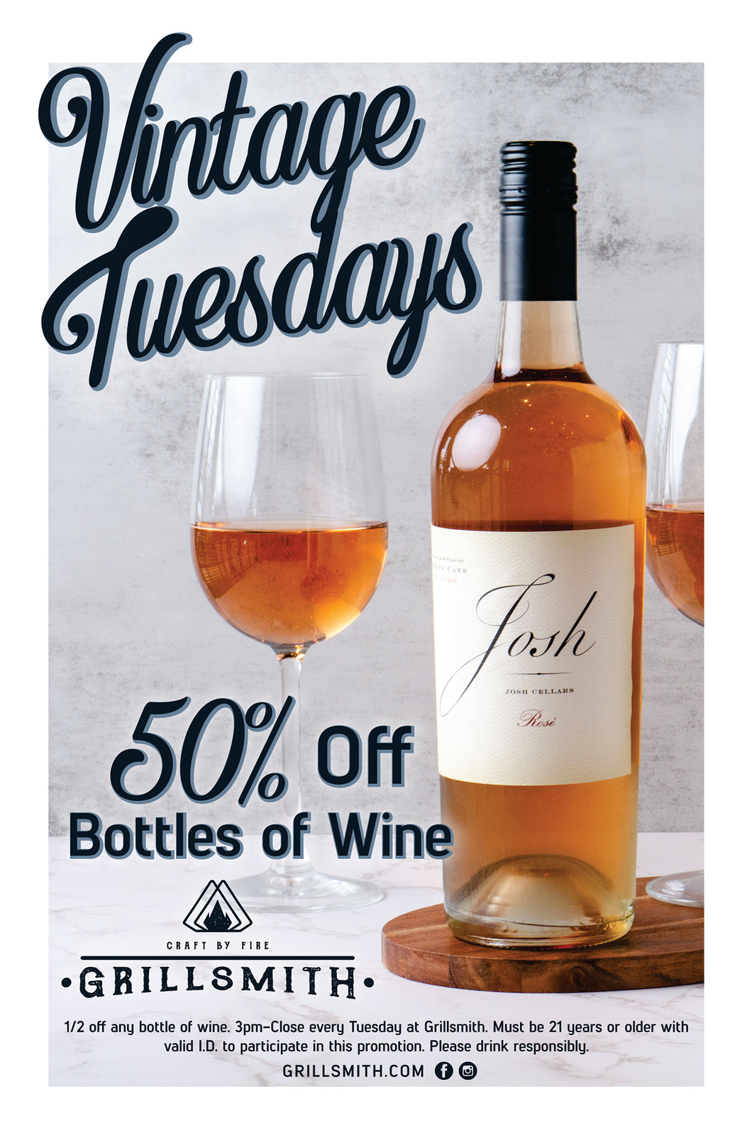 Vintage Tuesdays 50% Off Foam Easel Poster (24x36)