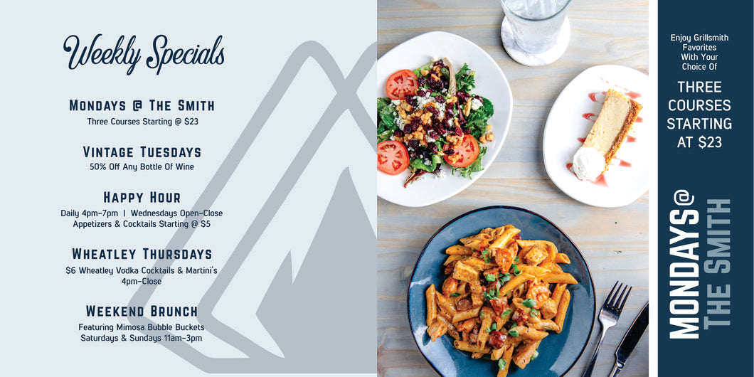 Weekly Specials 7x7 Menu